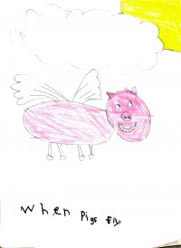 when pigs fly