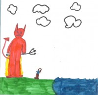 between the devil and the deep blue sea